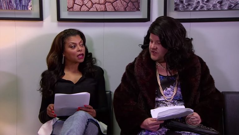 Taraji P. Henson Chews Out James Corden for Trying to Audition for Cookie Lyon on 'Empire'
